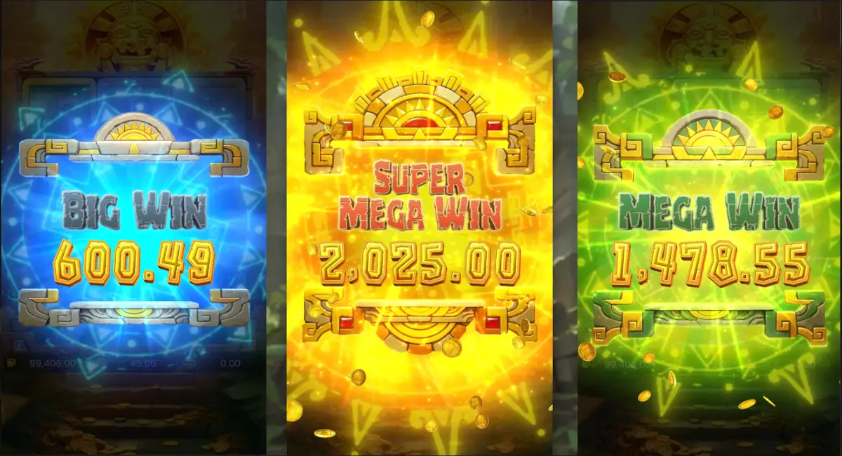 interface do slot Incan Wonders